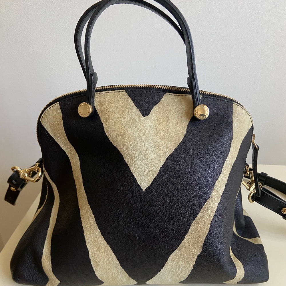 Furla Piper leather zebra print bag - Picture 4 of 13